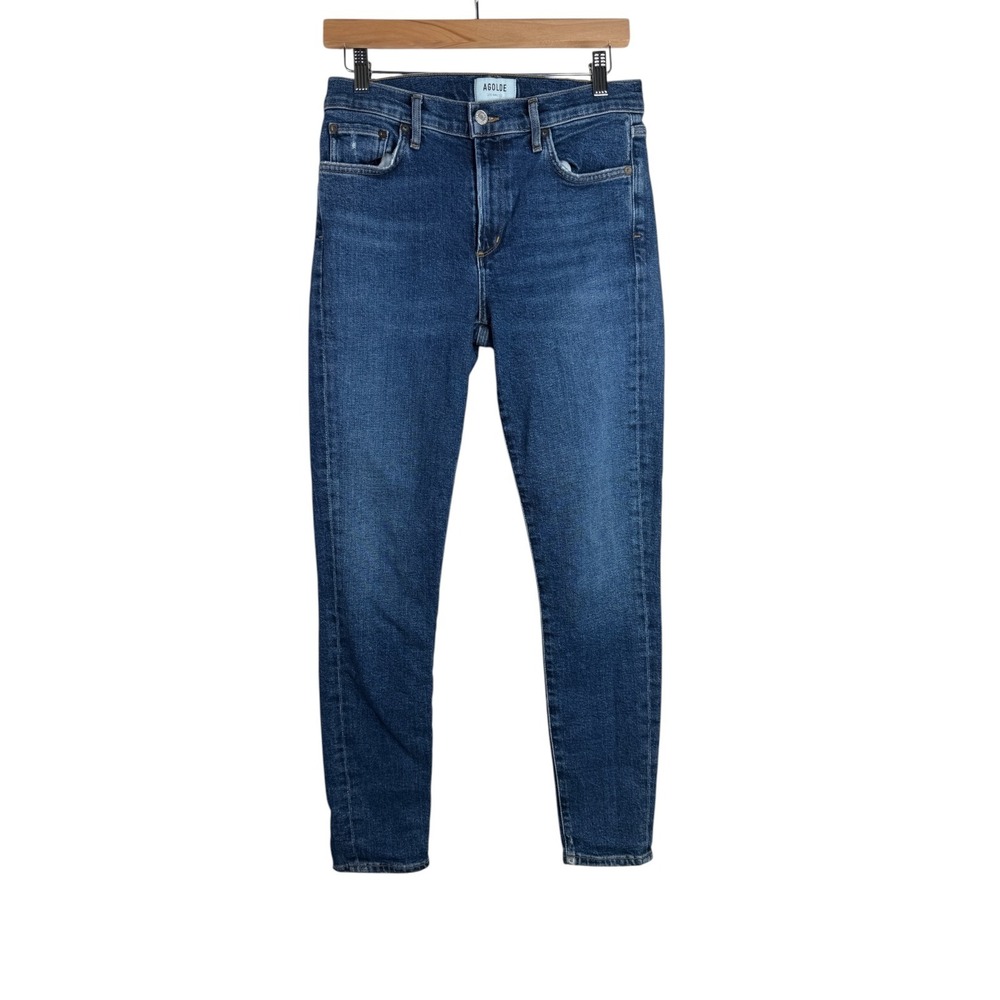 Agolde Los Angeles Women's‎ Skinny Fit High Rise Denim Jeans size 27 Blue